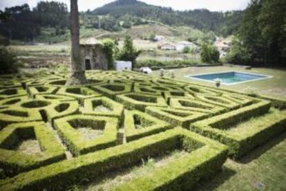 Jardines del Se&ntilde;or&iacute;o de los Ad&aacute;n de Yarza, donde se ubica el hotel Zubieta. 