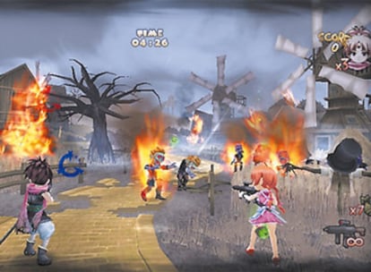 Videjuego 'Zombie panic in wonderland", creado por el estudio Akaoni.