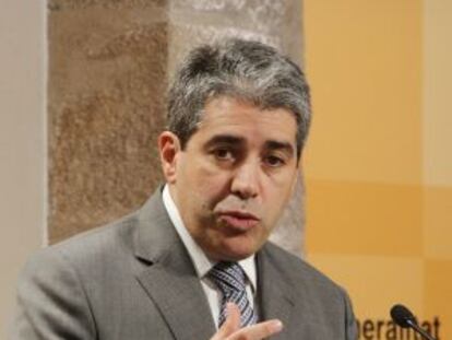 Francesc Homs, portavoz del Gobierno de la Generalitat.