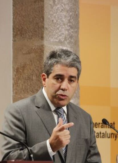 Francesc Homs, portavoz del Gobierno de la Generalitat.