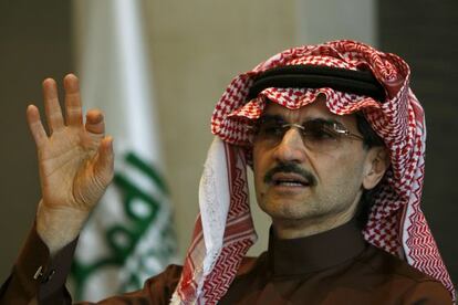 El príncipe saudí Alwaleed bin Talal.