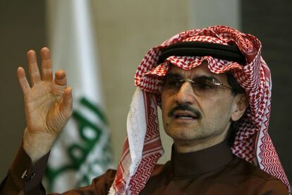 El pr&iacute;ncipe saud&iacute; Alwaleed bin Talal.