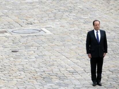 El presidente Hollande, durante un acto oficial en junio pasado.