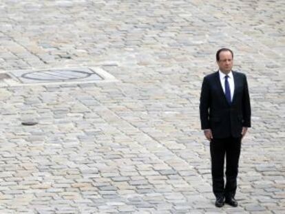 El presidente Hollande, durante un acto oficial en junio pasado.