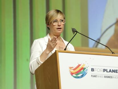 Virginia Guinda, vicepresidenta y portavoz de la organización catalana Foment del Treball.