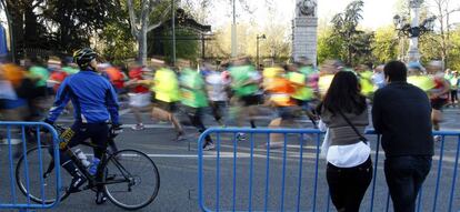 Corredores en la XIV edición del Medio Maratón de Madrid.