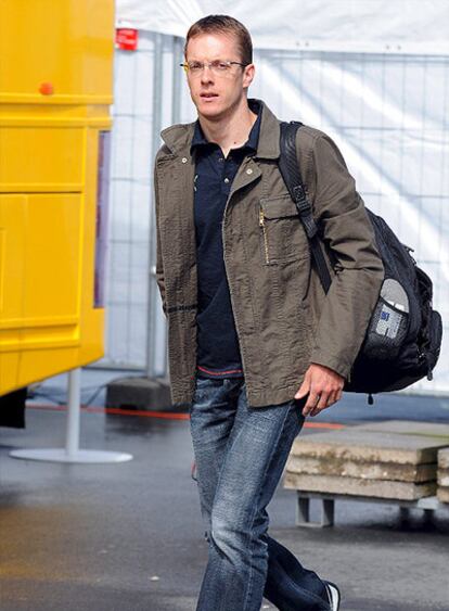 El piloto Sebastien Bourdais, de la escudería Toro Rosso, en el circuito de Nurburgring.