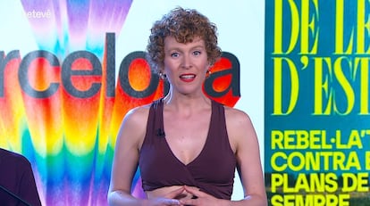 Laura Sangrà a l'últim programa de 'Plaça Tísner'.