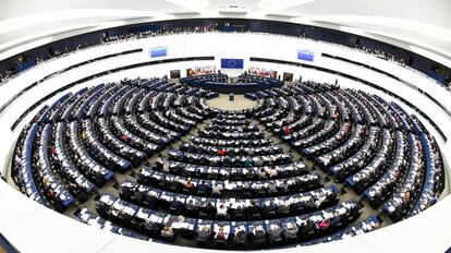 Pleno del Parlamento Europeo.