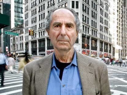 El escritor estadounidense Philip Roth.