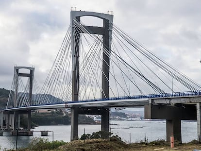Puente de Rande, tras las obras de desdoblamiento.