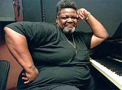 Buddy Miles, durante su visita a Madrid, donde ha tocado con la Tonky Blues Band.