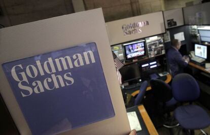 Puesto de Goldman Sachs en el New York Stock Exchange