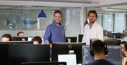 Juan Urdiales y Felipe Navío, cofundadores de Jobandtalent.