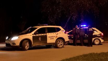 Parte del disposivo policial desplegado este pasado jueves para localizar al fugitivo.