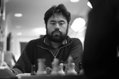 Hikaru Nakamura, durante el Campeoanto de EEUU de 2019 en el Clun de Ajedrez de San Luis (Misuri, EEUU)