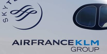 Cabina de un Airbus A 350 de Air France KLM.