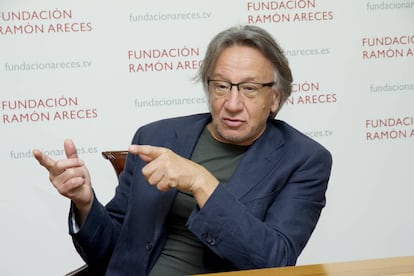 El economista italiano Michele Boldrin el pasado mes de junio en Madrid. 