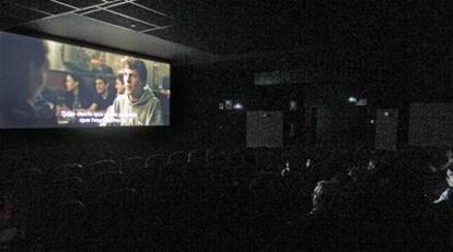 Proyección el viernes por la noche en los madrileños cines Golem de la película de David Fincher <i>La red social</i>
