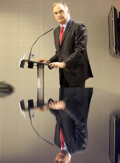 Esteban González Pons, en rueda de prensa.