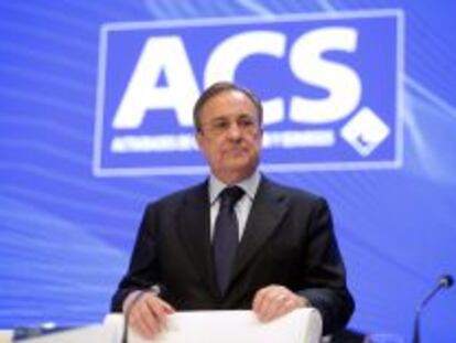 Florentino P&eacute;rez, presidente de ACS.