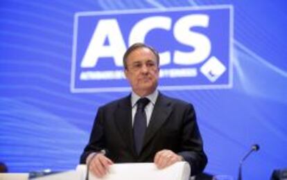 Florentino P&eacute;rez, presidente de ACS.