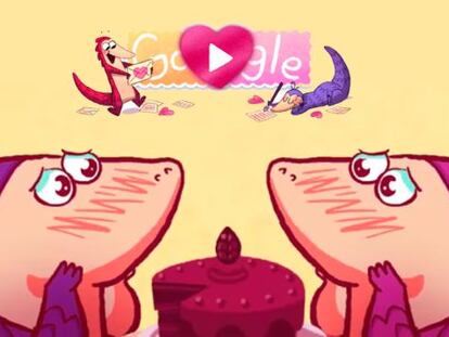 Celebra San Valentín jugando con el nuevo doodle de Google