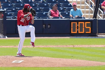 Trevor Williams, pitcher for the Washington Nationals