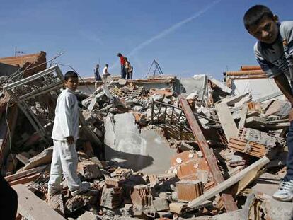 Derribo en la Cañada Real