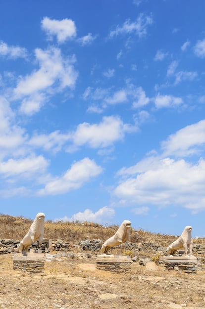 La Terraza de los Leones de Delos.