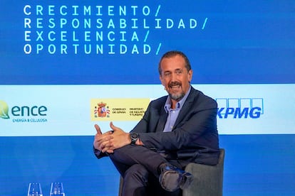Joseba Lakia, director general de Tecnalia, durante su intervención. 