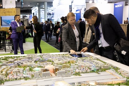 Maqueta expuesta en la feria Smart City del año 2019.