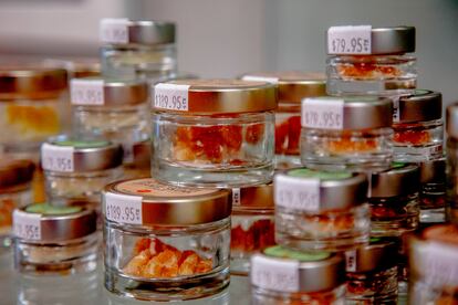 CBD wax is displayed at a shop in Sunset Hills, Mo., on June 27, 2019.