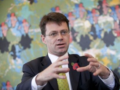Paul Marson en las oficinas de Lombard Odier en Madrid.