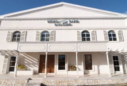 Meinl Bank headquarters in Antigua and Barbuda.