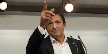 Javier Fernández, presidente de la comisión gestora del PSOE.