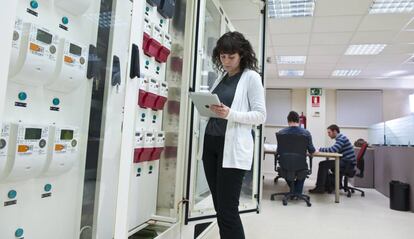 El laboratorio de redes inteligentes desde el que la compañía trabaja en avances tecnológicos.