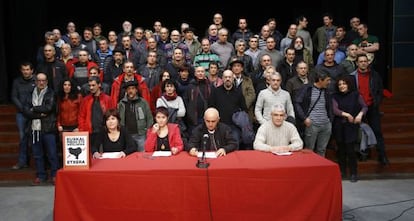 Acto de presos de ETA en Durango.