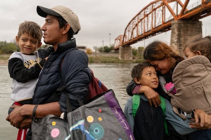 Migrantes en Piedras Negras