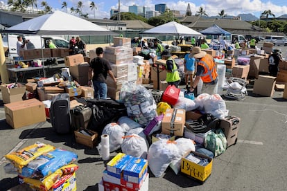 Donations for the victims of the Maui wildfires