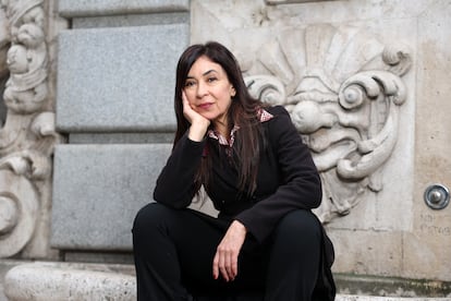 Carolina Espinoza Cartes, antropóloga, periodista y autora del libro 'Exiliadas', sobre las mujeres chilenas exiliadas durante la dictadura de Pinochet, en una imagen tomada en Madrid, el 10 de enero.