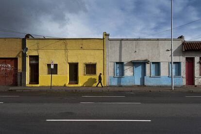 Casas de la calle Mapocho. Santiago de Chile. Septiembre 2015.