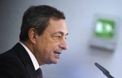 El presidente del Banco Central Europeo (BCE), Mario Draghi. EFE/Archivo