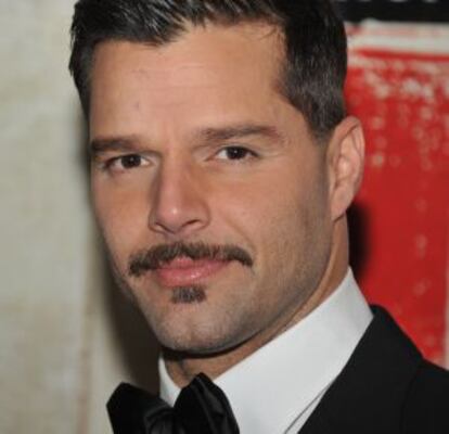 Ricky Martin, en la fiesta posterior a su debut en 'Evita', en el Teatro Marquis de Nueva York, el pasado 5 de abril.