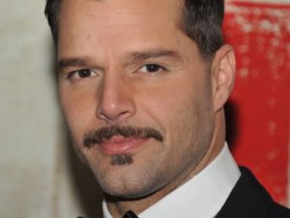 Ricky Martin, en la fiesta posterior a su debut en 'Evita', en el Teatro Marquis de Nueva York, el pasado 5 de abril.