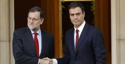 Mariano Rajoy y Pedro S&aacute;nchez en una foto de archivo. 