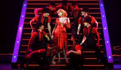 La actriz Vicky Peña en un momento del musical 'Follies'.