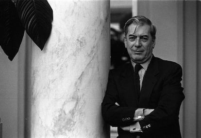 Mario Vargas Llosa en 1993.