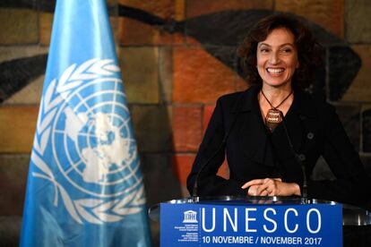 La directora general electa de la Unesco, Audrey Azoulay