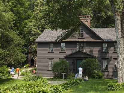 El exterior de Orchard House, la casa de la familia Alcott en Concord (EE UU).